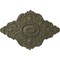 Ekena Millwork Ashford Ceiling Medallion, Hand-Painted Painted Turtle, 42 3/4"W x 28 7/8"H x 1"P CM42X28ASPTF - alternate 1